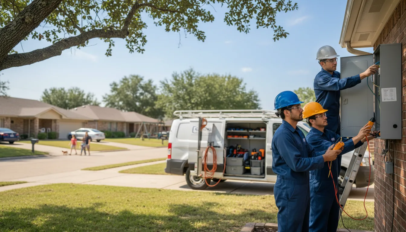 Certified electrician providing emergency electrical services in Red Valley, AZ